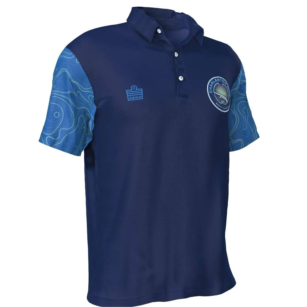 Charleston City FC navy polo